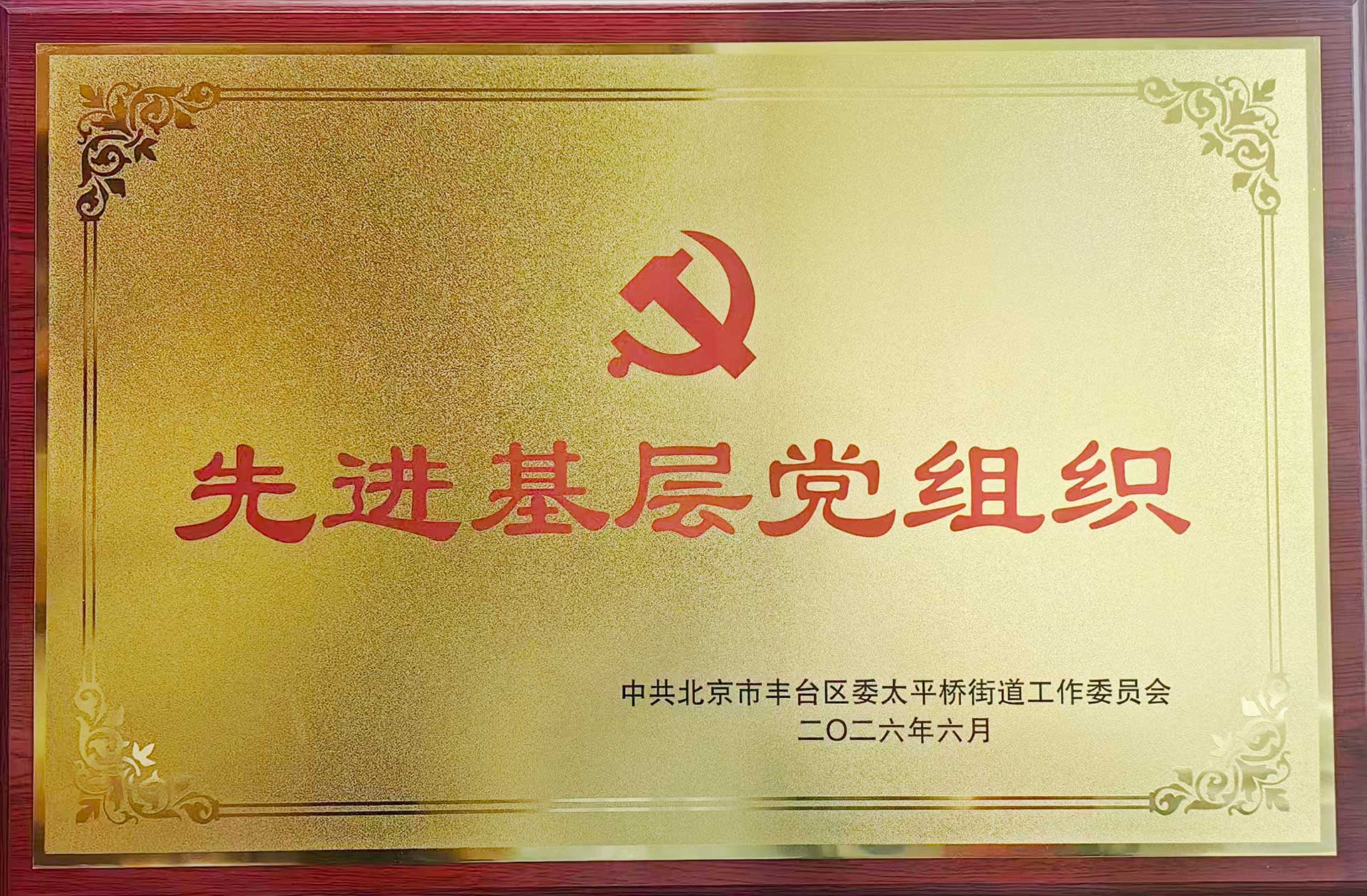 喜报｜党建引领践初心 载誉前行庆华诞——赢博官方网站-赢博yingbo(中国)
招标集团党支部获评辖区“优秀基层党组织”